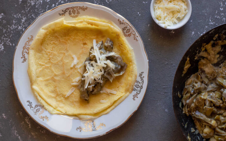 Crespelle ai carciofi - Tigullio